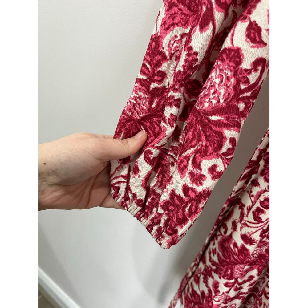 LOFT Night Bloom Belted Mini Dress NWT Size 12 Floral Pocket Dress - Picture 4 of 14